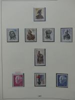 Berlin ab 1955-1985 postfrisch besammelt, Text ab 50 im Lindner Vordruck #LY179