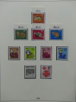 Berlin ab 1955-1985 postfrisch besammelt, Text ab 50 im Lindner Vordruck #LY179