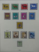 Berlin ab 1955-1985 postfrisch besammelt, Text ab 50 im Lindner Vordruck #LY179