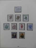 Berlin ab 1955-1985 postfrisch besammelt, Text ab 50 im Lindner Vordruck #LY179