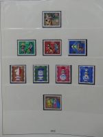 Berlin ab 1955-1985 postfrisch besammelt, Text ab 50 im Lindner Vordruck #LY179