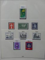 Berlin ab 1955-1985 postfrisch besammelt, Text ab 50 im Lindner Vordruck #LY179