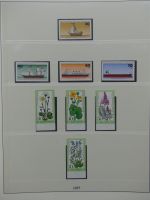 Berlin ab 1955-1985 postfrisch besammelt, Text ab 50 im Lindner Vordruck #LY179