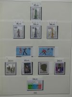Berlin ab 1955-1985 postfrisch besammelt, Text ab 50 im Lindner Vordruck #LY179