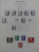 DDR ab Anfängen gestempelt besammelt im Leuchtturm Vordruck #LY193