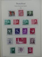 DDR ab Anfängen gestempelt besammelt im Leuchtturm Vordruck #LY193