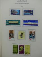 DDR ab Anfängen gestempelt besammelt im Leuchtturm Vordruck #LY193