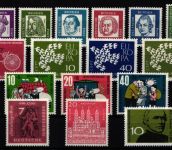 BRD Bund Jahrgang 1961 postfrisch jede MiNr 1x #BRD-XX-1961