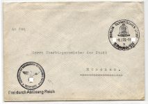 Deutsches Reich auf Brief Sommer-Olympiade #JX404