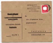 Deutsches Reich Dienstmarken 136 auf Brief Sommer-Olympiade #JX499