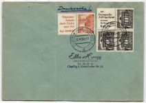 Berlin S8, S9 auf Brief als Mischfrankatur portogerecht #JX578