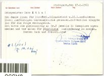 Berlin 144 auf Postkarte vom Eckrand #JX590