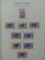 Frankreich 1957-1974 postfrisch besammelt im Leuchtturm Vordrucken #LY262