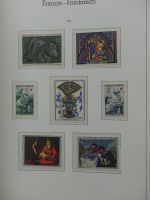 Frankreich 1957-1974 postfrisch besammelt im Leuchtturm Vordrucken #LY262