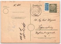 BRD Bund P 25 als Ganzsache #JX851