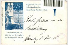 Bayern PP 10 C 6/01 als Ganzsache Privatganzsache gelaufen #JX867