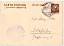 Deutsches Reich PP 122/ C 19-03 als Ganzsache gestempelt #JX985