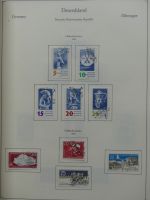 DDR ab 1950 gestempelt teilbesammelt, etwas SBZ im Ka-Be Vordruck #LY244