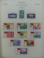 DDR ab 1950 gestempelt teilbesammelt, etwas SBZ im Ka-Be Vordruck #LY244