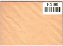 DDR auf Brief Freistempler #KD158