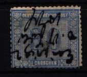 Deutsches Reich 13 gestempelt mit Federzugentwertung, etwas hell #KB847