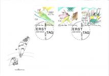 Liechtenstein Jahrgang 2005 gestempelt als FDC/ Ersttagsbriefe #JU677