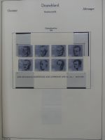 Deutschland Sammlung nach 1945 unterschiedlich besammelt im Kabe Binder #LY288