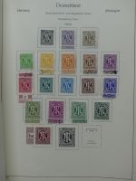Deutschland Sammlung nach 1945 unterschiedlich besammelt im Kabe Binder #LY288