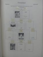 Deutschland Sammlung nach 1945 unterschiedlich besammelt im Kabe Binder #LY288