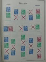 Deutschland Sammlung nach 1945 unterschiedlich besammelt im Kabe Binder #LY288