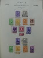 Deutschland Sammlung nach 1945 unterschiedlich besammelt im Kabe Binder #LY289