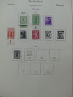 Deutschland Sammlung nach 1945 unterschiedlich besammelt im Kabe Binder #LY289