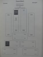 Deutschland Sammlung nach 1945 unterschiedlich besammelt im Kabe Binder #LY289