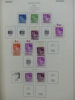 Deutschland Sammlung nach 1945 unterschiedlich besammelt im Kabe Binder #LY289