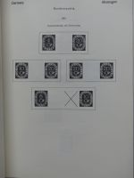 Deutschland Sammlung nach 1945 unterschiedlich besammelt im Kabe Binder #LY289