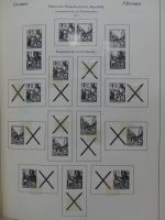 Deutschland Sammlung nach 1945 unterschiedlich besammelt im Kabe Binder #LY289