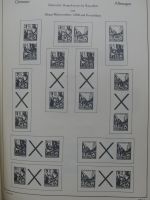 Deutschland Sammlung nach 1945 unterschiedlich besammelt im Kabe Binder #LY289