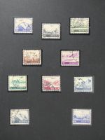 Alle Welt Luftpostmarken dual besammelt im Safe Binder #LY307