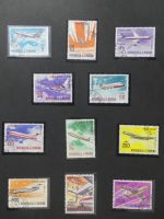 Alle Welt Luftpostmarken dual besammelt im Safe Binder #LY307