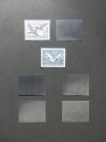 Alle Welt Luftpostmarken dual besammelt im Safe Binder #LY307