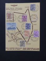 Alle Welt Luftpostmarken dual besammelt im Safe Binder #LY307