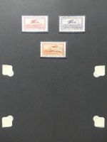 Alle Welt Luftpostmarken dual besammelt im Safe Binder #LY307