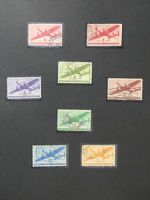 Alle Welt Luftpostmarken dual besammelt im Safe Binder #LY307