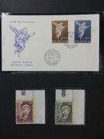 Alle Welt Luftpostmarken dual besammelt im Safe Binder #LY307