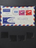 Alle Welt Luftpostmarken dual besammelt im Safe Binder #LY307