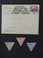 Alle Welt Luftpostmarken dual besammelt im Safe Binder #LY307