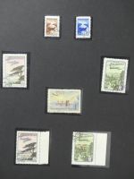 Alle Welt Luftpostmarken dual besammelt im Safe Binder #LY307