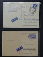 Alle Welt Luftpostmarken dual besammelt im Safe Binder #LY307