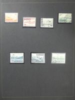 Alle Welt Luftpostmarken dual besammelt im Safe Binder #LY307