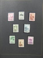 Alle Welt Luftpostmarken dual besammelt im Safe Binder #LY307